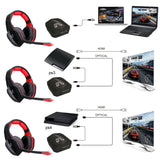 2.4Ghz Optical Wireless Gaming Headset Headphone