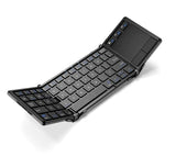 Aluminum Tri-folding Wireless Bluetooth Keyboard