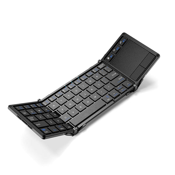 Aluminum Tri-folding Wireless Bluetooth Keyboard